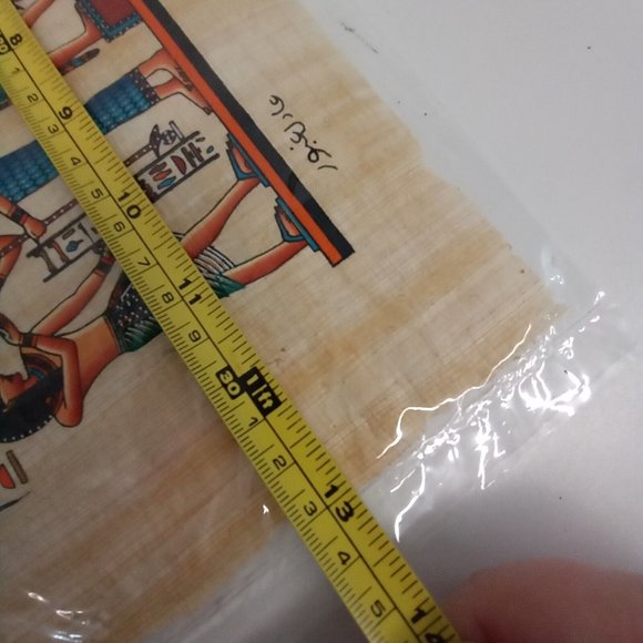 Beautiful Egyptian Painting On Papyrus Paper. Art wall hanging - Picture 7 of 7